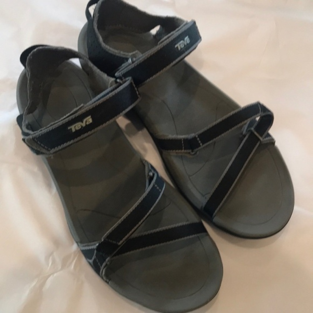 Teva Black and Gray Sport Sandals